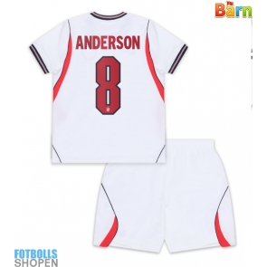 Billiga England Elliot Anderson #8 Hemmatröja Barn VM 2026 Kortärmad (+ Korta byxor)